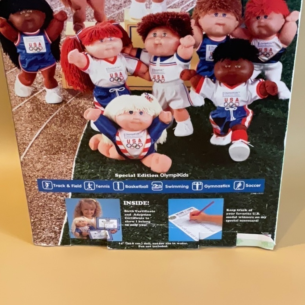 1996 Cabbage Patch Kids OlympiKids Soccer Ellie Skye - Picture 7 of 13